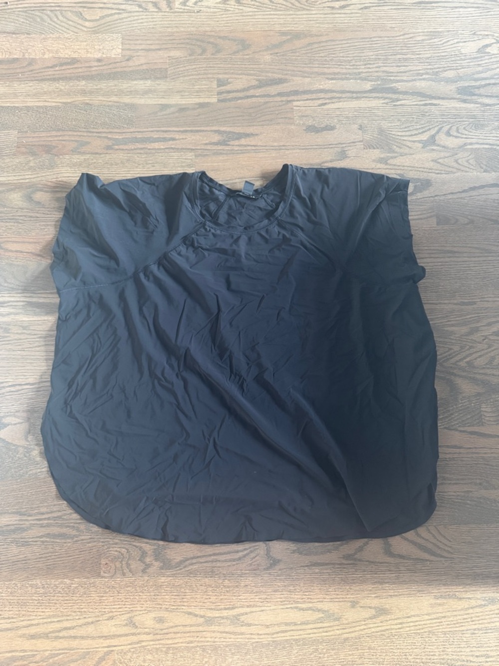 Athleta Black Short Sleeve Performance Top